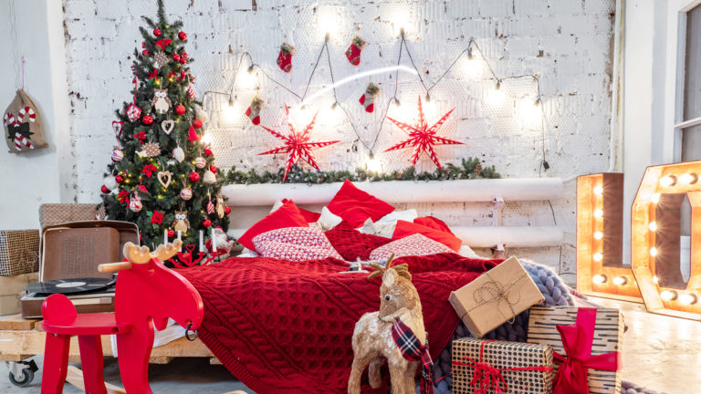 Cojines navideños para el hogar