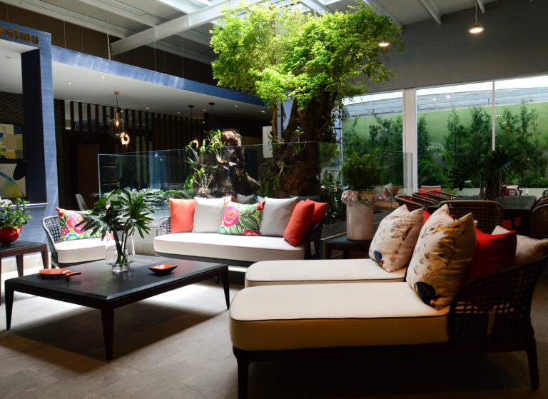 Un jardín interior