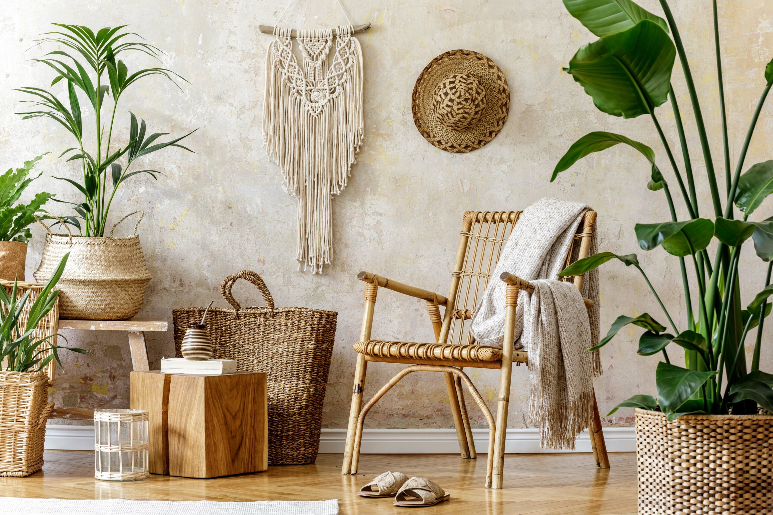 Tendencias decoración: Muebles de fibras naturales para decorar tu