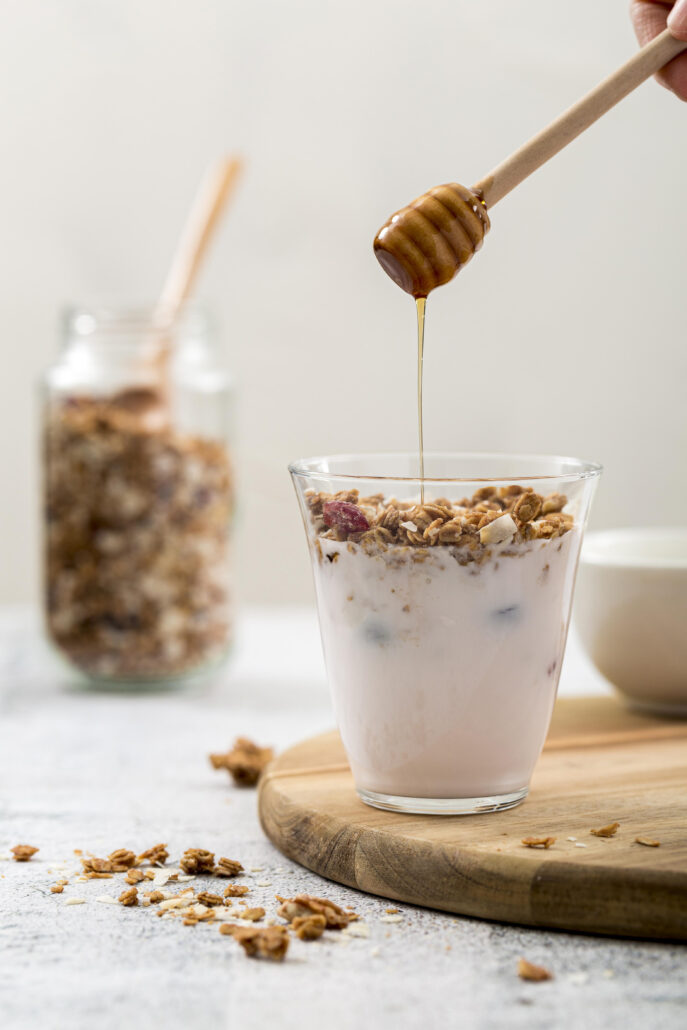 Yogur con frutas