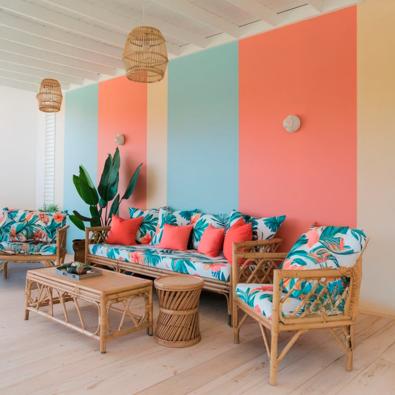 Combinaciones de colores veraniegos para romper con la paleta neutra