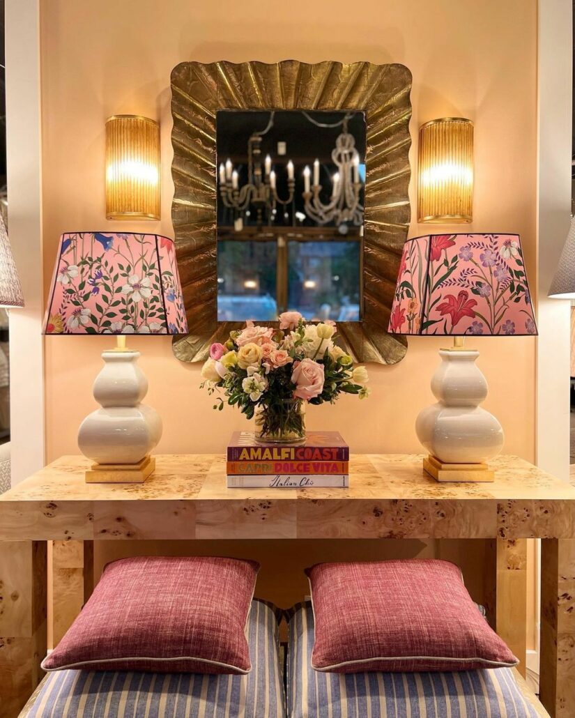 Gucci home flora lampara