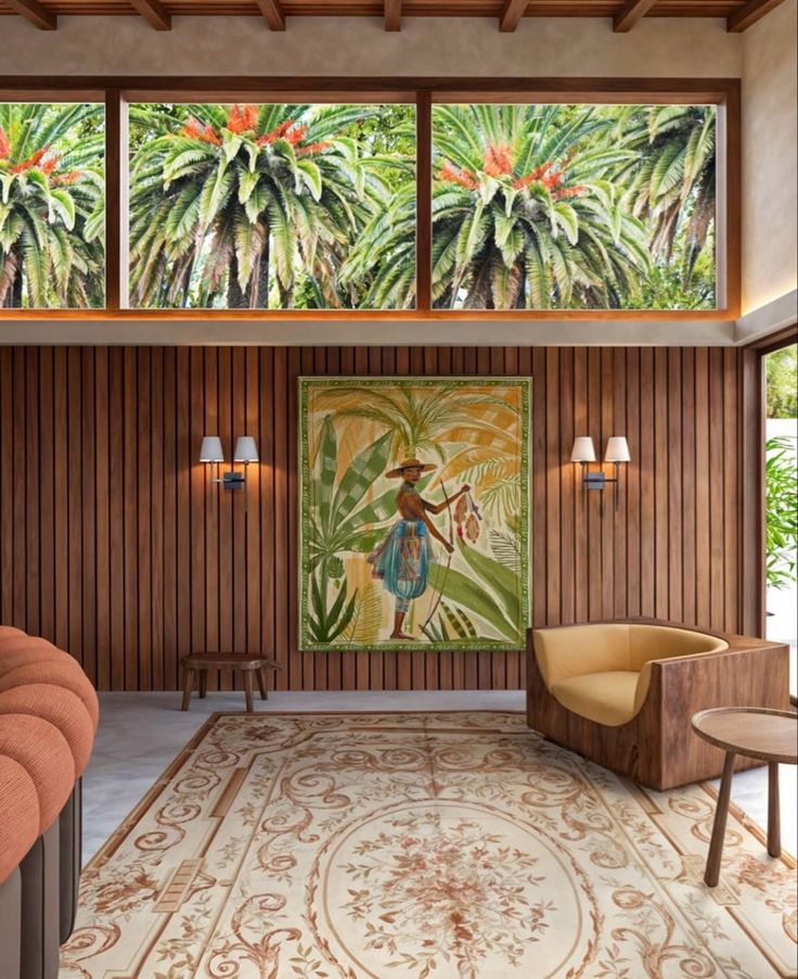 Interiores caribeños modernos tropical 